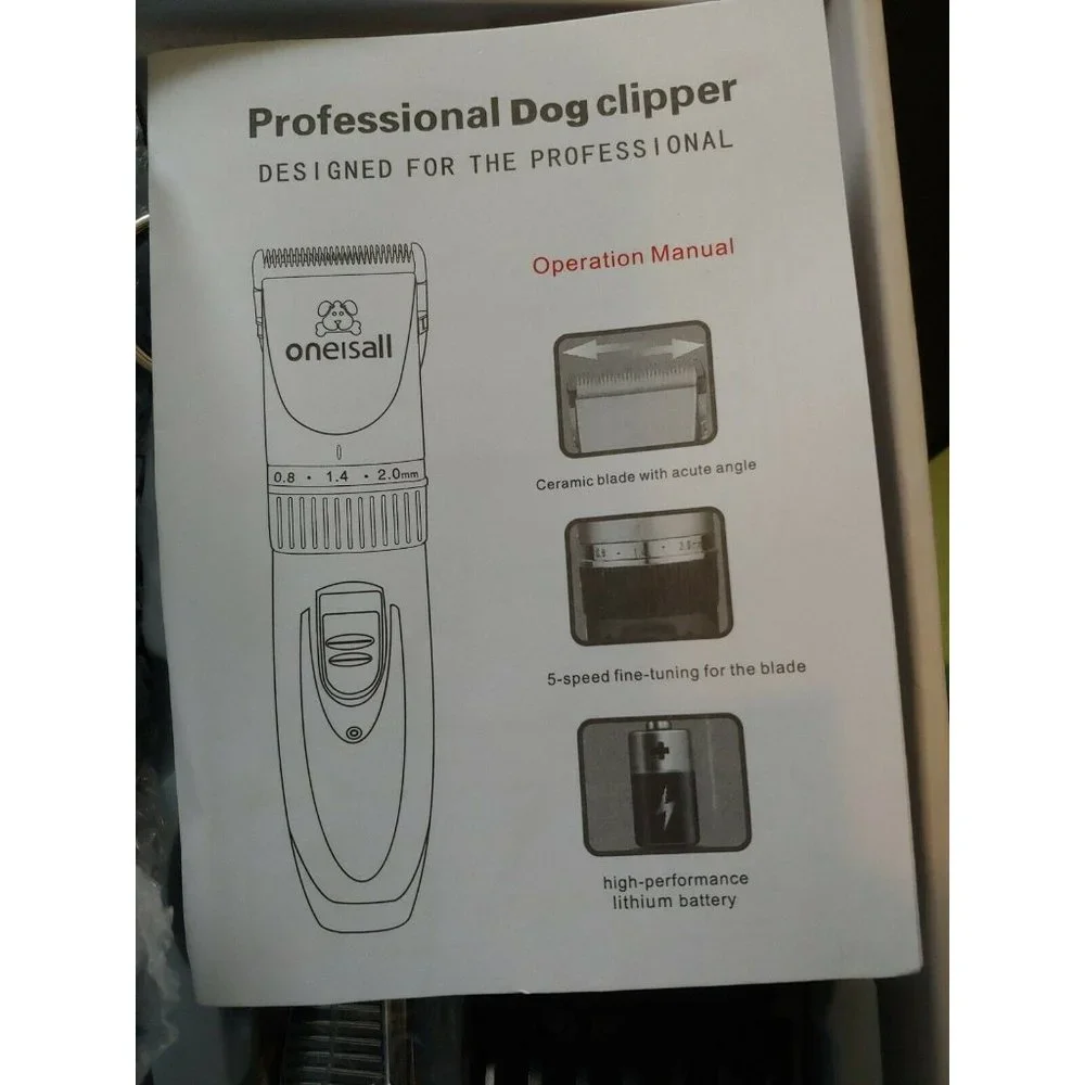 Dog Cat Shaver Clippers low noise